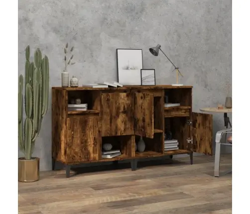 Kumodes, 2 Gab., Ozolkoka Krāsā, 60X35X70 Cm, Inženierijas Koks Vidaxl