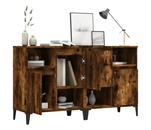 Kumodes, 2 Gab., Ozolkoka Krāsā, 60X35X70 Cm, Inženierijas Koks Vidaxl