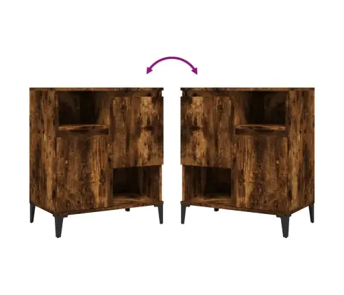 Kumodes, 2 Gab., Ozolkoka Krāsā, 60X35X70 Cm, Inženierijas Koks Vidaxl