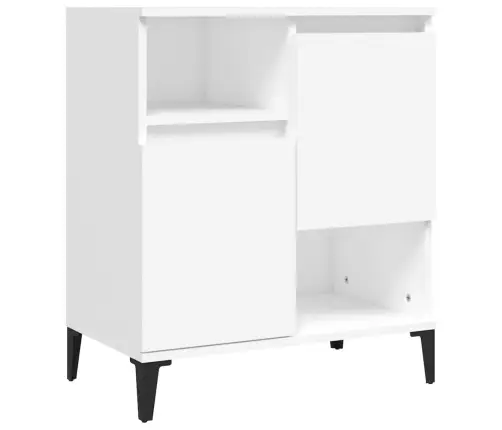 Kumodes, 3 Gab., Baltas, 60X35X70 Cm, Inženierijas Koks Vidaxl