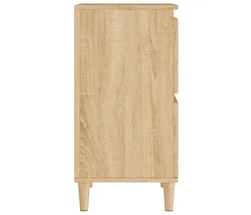 Šoninės Spintelės, 2Vnt., Ąžuolo, 60X35X70cm Apdirbta Mediena