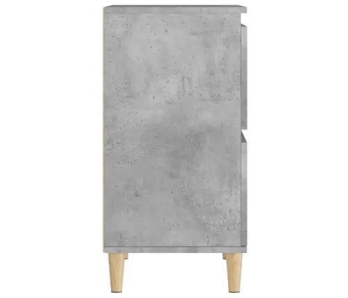 Kumodes, 2 Gab., Betona Pelēkas, 60X35X70 Cm, Inženierijas Koks Vidaxl
