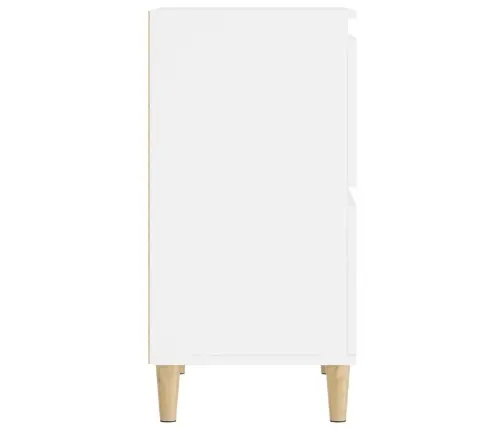Kumodes, 3 Gab., Baltas, 60X35X70 Cm, Inženierijas Koks Vidaxl
