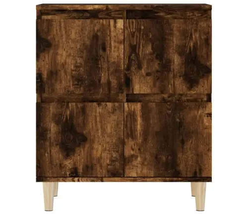 Šoninės Spintelės, 3Vnt., Dūminio Ąžuolo, 60X35X70cm Mediena