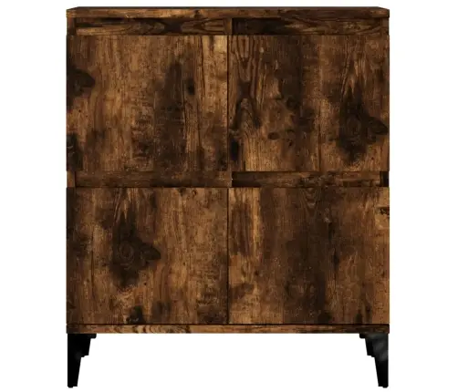 Kumodes, 3 Gab., Ozolkoka Krāsā, 60X35X70 Cm, Inženierijas Koks Vidaxl