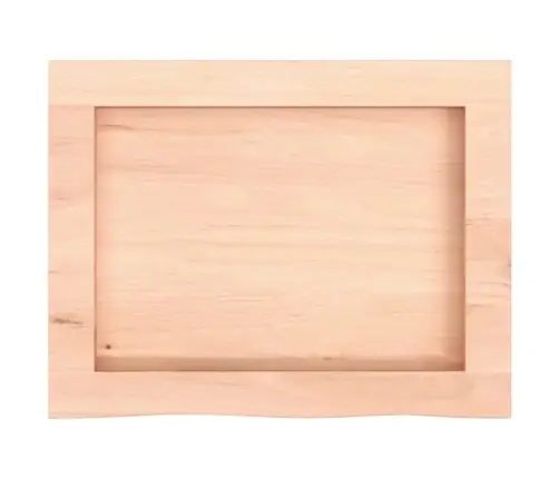 Vannasistabas Virsma, 40X30X(2-6) Cm , Neapstrādāts Masīvkoks Vidaxl