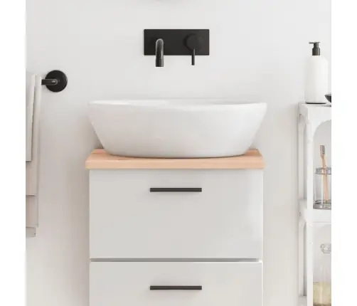 Vannitoa Töötasapind, 40 X 40 X 2 cm Töötlemata Täispuit