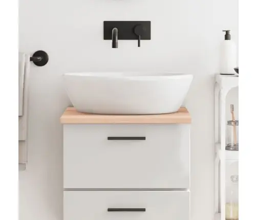 Vannasistabas Virsma, 40X50X2 Cm , Neapstrādāts Masīvkoks Vidaxl