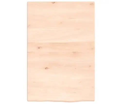 Vannasistabas Virsma, 40X60X2 Cm, Neapstrādāts Masīvkoks Vidaxl
