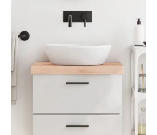 Vannitoa Tasapind, 60 X 30 X (2-6) cm Töötlemata Täispuit