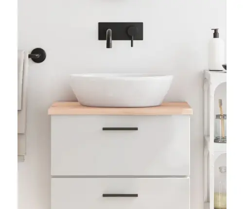 Vannitoa Töötasapind, 60 X 40 X 2 cm Töötlemata Täispuit