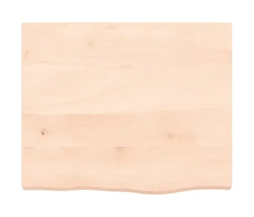 Vannitoa Tasapind, 60 X 50 X (2-4) cm Töötlemata Täispuit