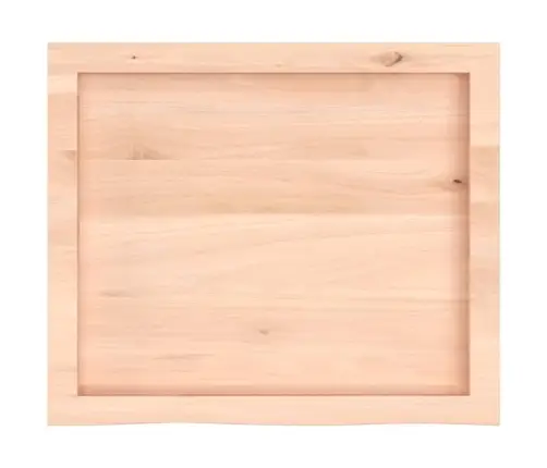 Vannasistabas Virsma, 60X50X(2-6) Cm, Neapstrādāts Masīvkoks Vidaxl