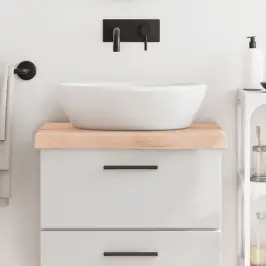 Vannasistabas Virsma, 60X50X(2-6) Cm, Neapstrādāts Masīvkoks Vidaxl