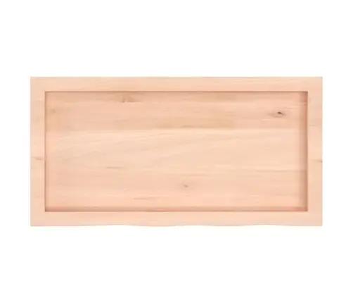 Vannasistabas Virsma, 80X40X(2-6) Cm , Neapstrādāts Masīvkoks Vidaxl