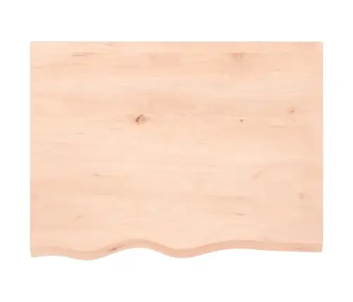 Vannasistabas Virsma, 80X60X2 Cm , Neapstrādāts Masīvkoks Vidaxl