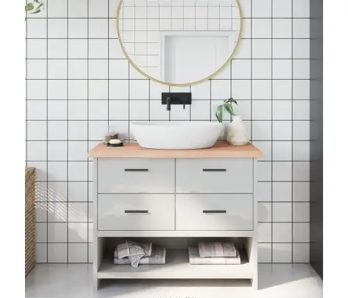 Vannitoa Tasapind, 100 X 30 X (2-4) cm Töötlemata Täispuit