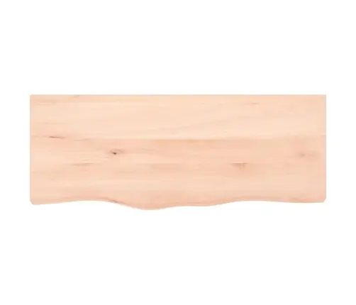 Vannitoa Tasapind, 100X40X(2-6) cm Töötlemata Täispuit