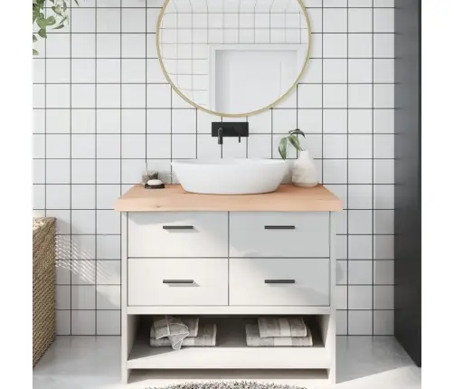 Vonios Kambario Stalviršis, 100X60X(2-6) cm Medienos Masyvas