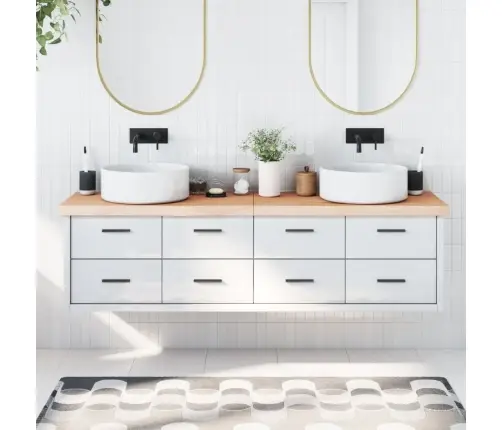 Vannitoa Töötasapind, 180 X 60 X (2-6) cm Töötlemata Täispuit