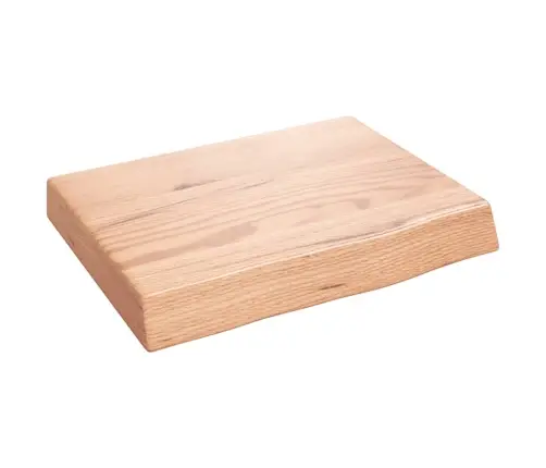 Vannitoa Töötasapind, Helepruun, 40 X 30 X (2–6) cm Täispuit