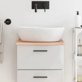 Vannasistabas Letes Virsma, 40X40X2 Cm, Apstrādāts Masīvkoks Vidaxl