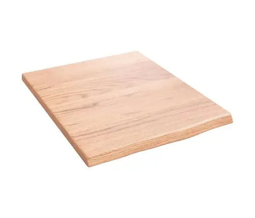 Vannitoa Töötasapind, Helepruun, 40X50X2 cm Töödeldud Täispuit