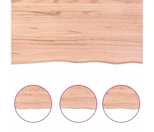 Vannasistabas Letes Virsma, 60X30X(2-6)Cm, Apstrādāts Masīvkoks Vidaxl