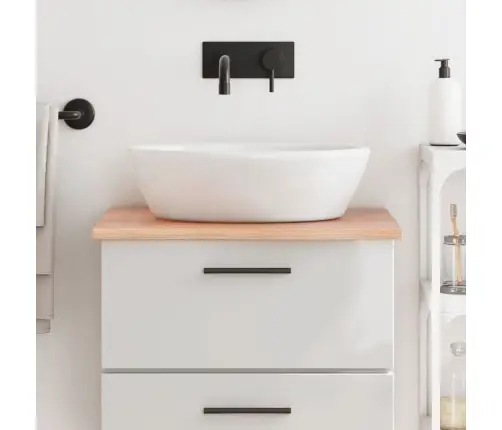 Vannasistabas Letes Virsma, 60X60X2 Cm, Apstrādāts Masīvkoks Vidaxl