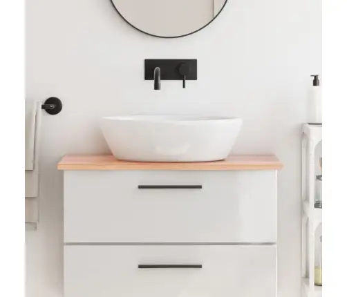 Vannasistabas Letes Virsma, 80X30X2 Cm, Apstrādāts Masīvkoks Vidaxl