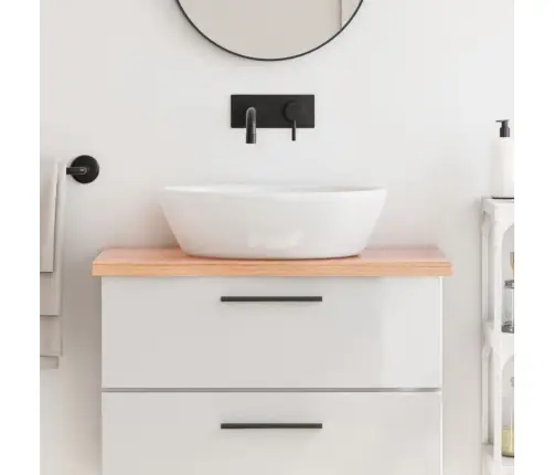 Vannasistabas Letes Virsma, 80X30X(2-4)Cm, Apstrādāts Masīvkoks Vidaxl