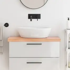 Vannasistabas Letes Virsma, 80X30X(2-6)Cm, Apstrādāts Masīvkoks Vidaxl