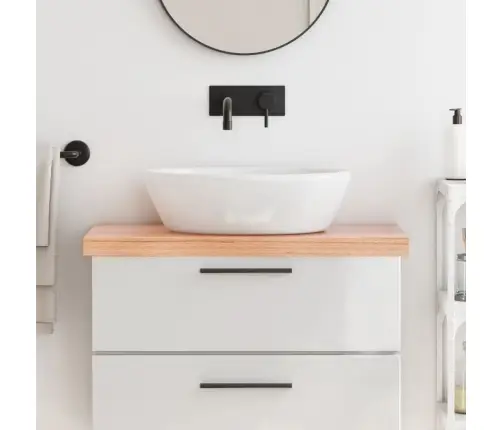 Vannasistabas Letes Virsma, 80X30X(2-6)Cm, Apstrādāts Masīvkoks Vidaxl