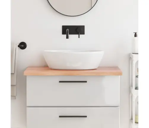 Vannasistabas Letes Virsma, 80X60X(2-4)Cm, Apstrādāts Masīvkoks Vidaxl