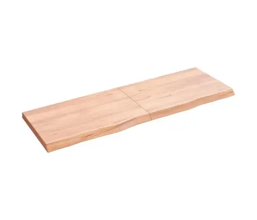 Vannitoa Tasapind, Helepruun, 120 X 40 X (2-4) cm Täispuit