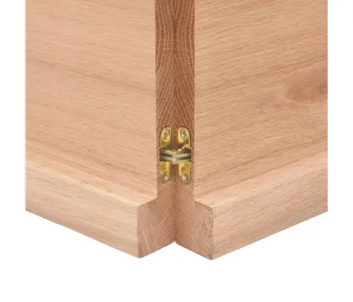 Vannitoa Tasapind, Helepruun, 120 X 40 X (2-4) cm Täispuit