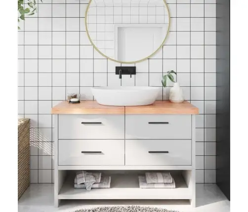 Vannasistabas Letes Virsma 120X50X(2-6)Cm Apstrādāts Masīvkoks Vidaxl