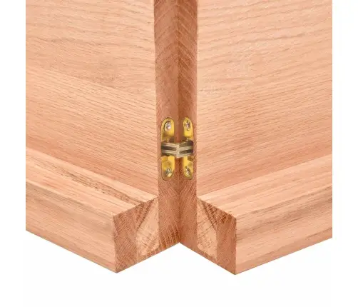 Vannitoa Tasapind, Helepruun, 140 X 50 X (2-6) cm Täispuit