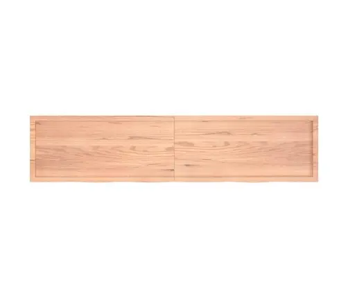 Vonios Stalviršis, Šviesiai Rudas, 220X50X(2-6)cm Mediena