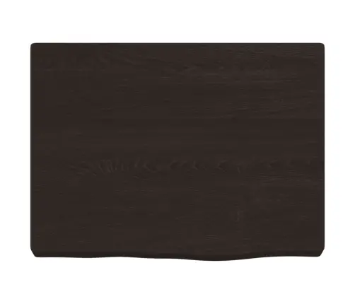 Vannasistabas Virsma, Tumši Brūna, 40X30X(2-4) Cm, Masīvkoks Vidaxl