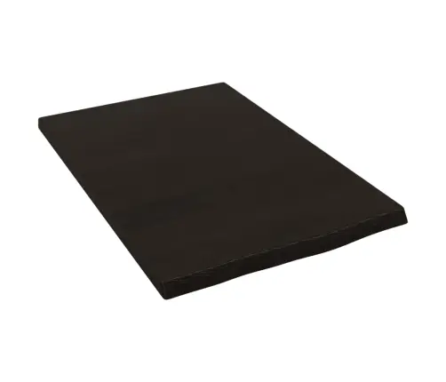 Vannasistabas Virsma, Tumši Brūna, 40X60X2 Cm, Masīvkoks Vidaxl
