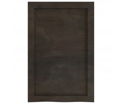 Vannasistabas Virsma, Tumši Brūna, 40X60X(2-6) Cm, Masīvkoks Vidaxl