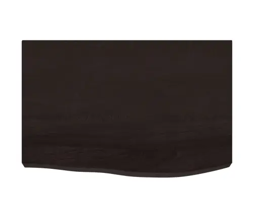 Vannasistabas Virsma, Tumši Brūna, 60X50X(2-4) Cm, Masīvkoks Vidaxl