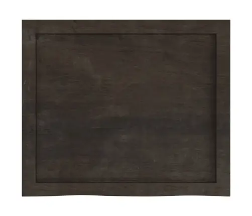 Vannasistabas Virsma, Tumši Brūna, 60X50X(2-4) Cm, Masīvkoks Vidaxl