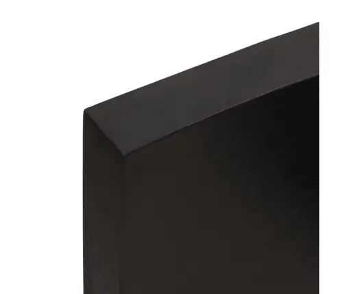 Vannitoa Tasapind, Tumepruun, 80X50X(2-6)Cm Töödeldud Täispuit