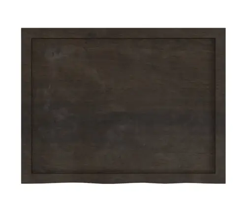 Vannitoa Tasapind, Tumepruun, 80X60X(2-4)Cm Töödeldud Täispuit