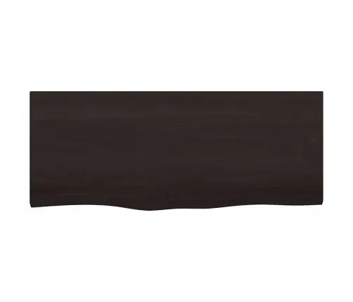 Vannasistabas Virsma, Tumši Brūna, 100X40X(2-6) Cm, Masīvkoks Vidaxl