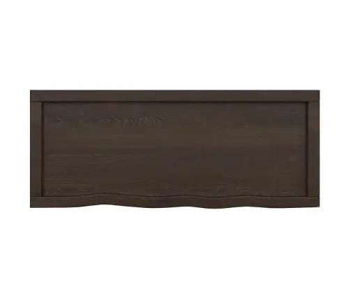 Vannasistabas Virsma, Tumši Brūna, 100X40X(2-6) Cm, Masīvkoks Vidaxl