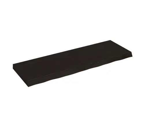 Vannasistabas Virsma, Tumši Brūna, 120X40X(2-6) Cm, Masīvkoks Vidaxl