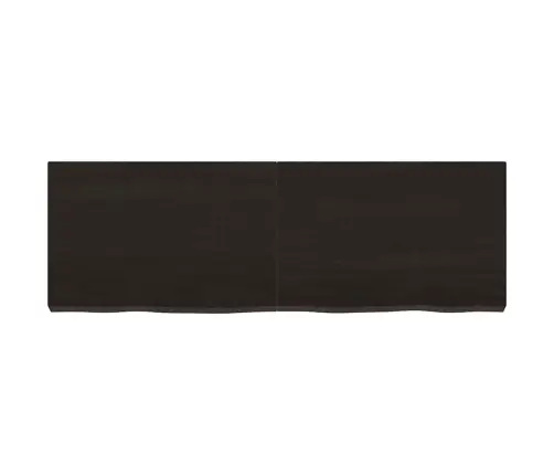 Vannasistabas Virsma, Tumši Brūna, 120X40X(2-6) Cm, Masīvkoks Vidaxl